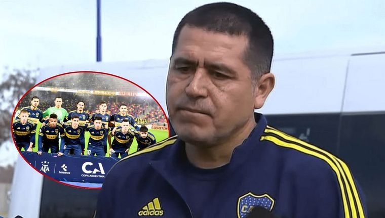 Juan Román Riquelme está en el centro de la escena: a horas del inicio del Torneo Apertura, Boca sigue sin sumar refuerzos. Foto: captura de TV y FotoBaires.
