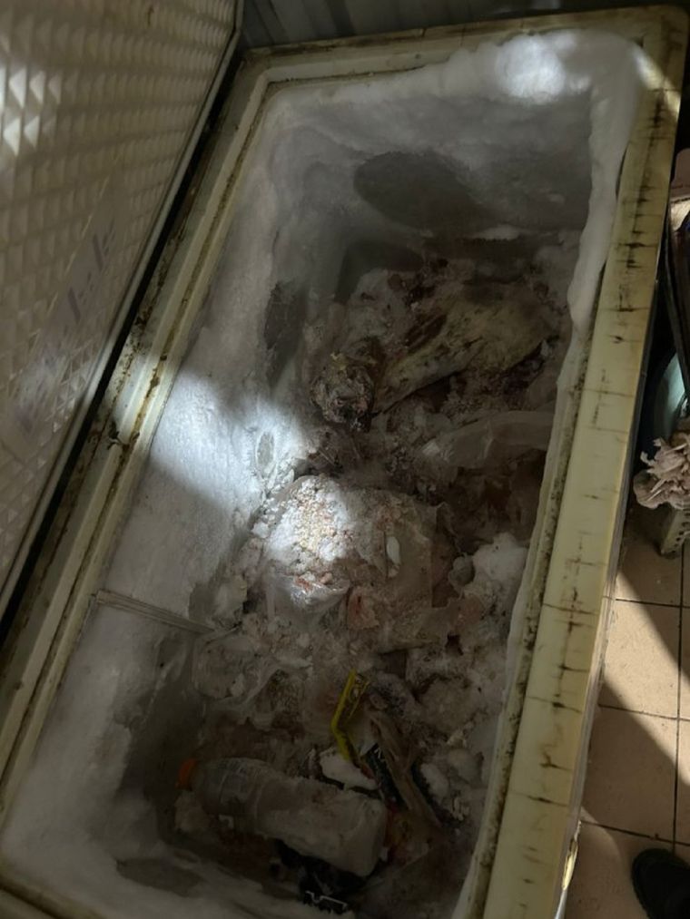 Bromatología procedió al decomiso y desnaturalización de aproximadamente 80 kilogramos de carne Foto: Prensa Gobierno de Mendoza