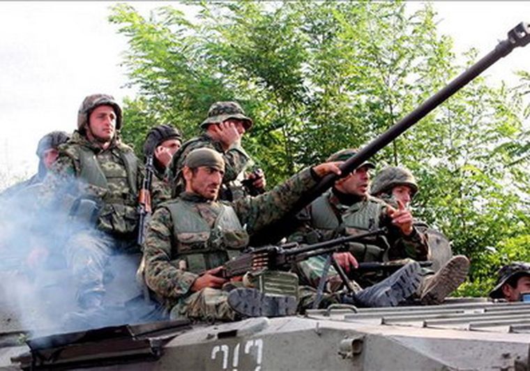 La situación continua tensa en Georgia. Foto: EFE