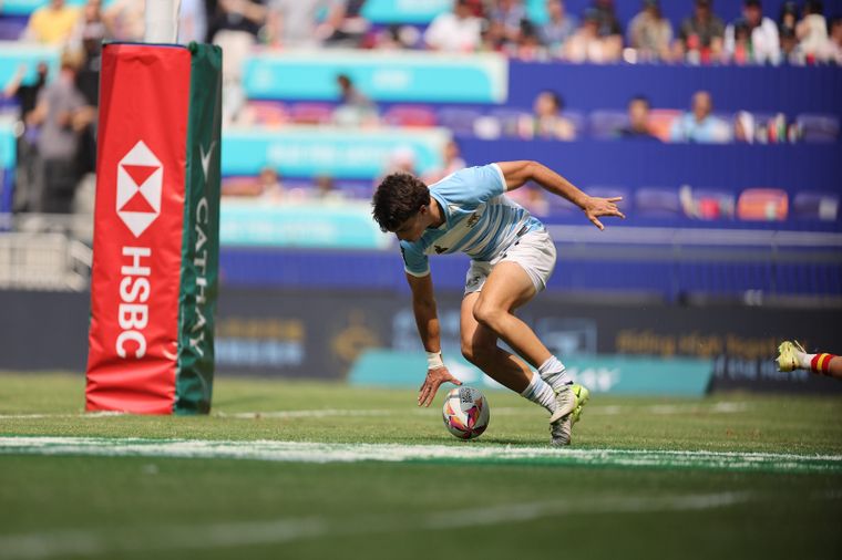 Los Pumas 7s no pudieron con Sudáfrica en la final.