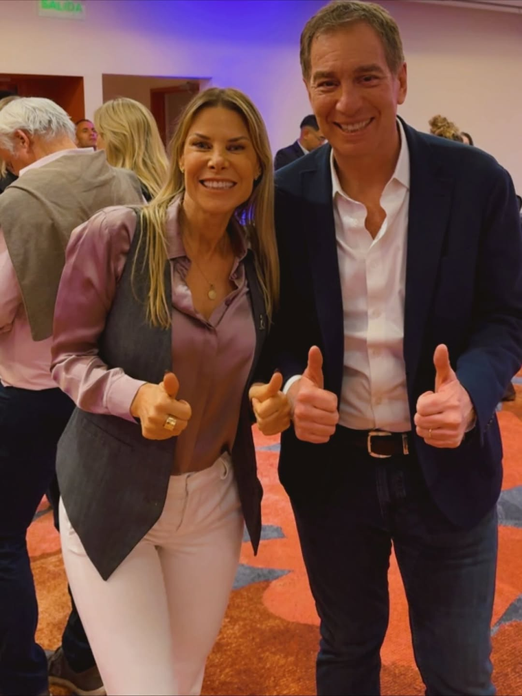 Karen Reichardt junto a Diego Santilli. Créditos: Instagram Karen Reichardt junto a Diego Santilli. Créditos: Instagram