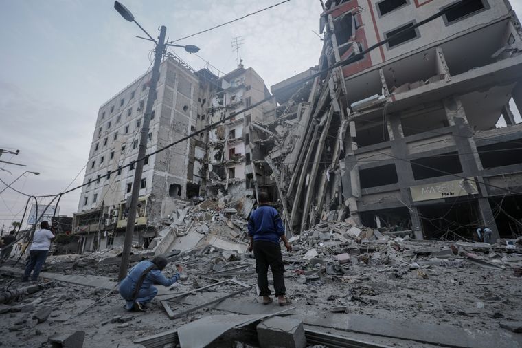 Israel respondió los ataques y logró dar con objetivos en Gaza Foto: EFE