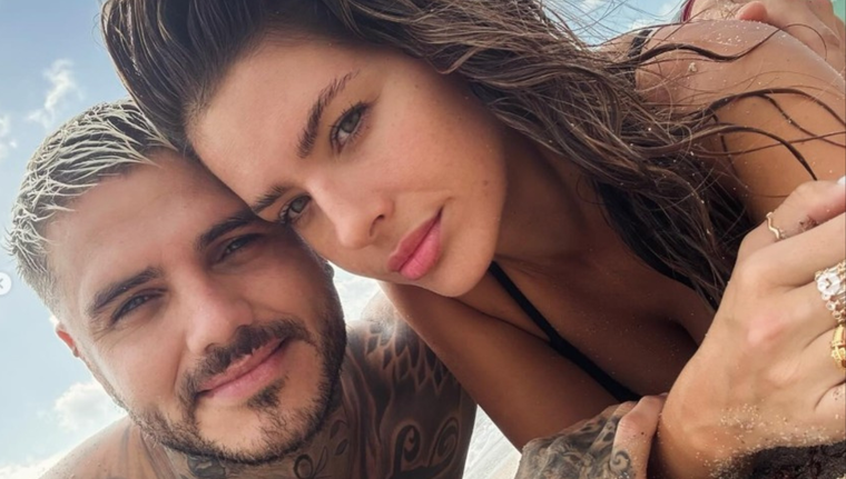 El detallito que no pasó desapercibido. Foto: Instagram: @mauroicardi