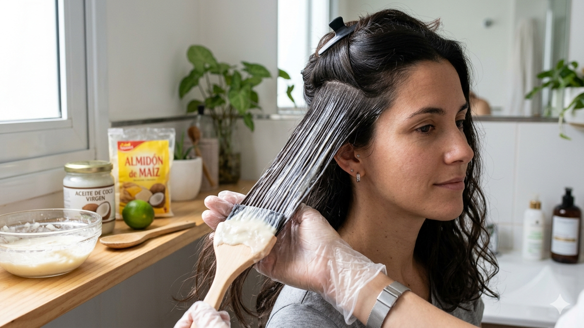 Adiós al frizz: cómo lograr un alisado natural y duradero con maicena