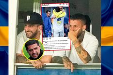Lucas Benedetto, hermano del Pipa, comentó una foto del festejo de Rojo con Izquierdoz con un durísimo mensaje para Riquelme.