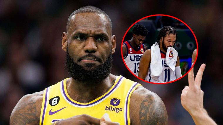 ¿Se viene un nuevo Dream Team? LeBron lideraría la Selección de Estados Unidos en París 2024 Foto: EFE