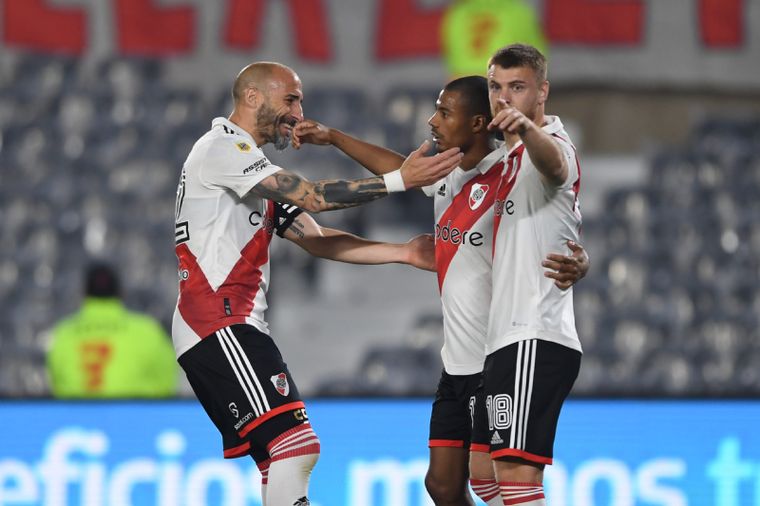 River ganó y se clasificó a la Copa Libertadores 2023. Foto: Télam