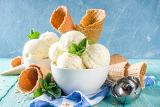Helado de vainilla hecho en casa: receta tradicional y personalizable Foto: Shutterstock