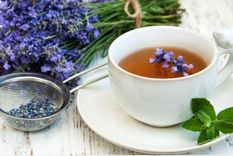 El té de lavanda cuenta con diversas propiedades para la salud Foto: Shutterstock