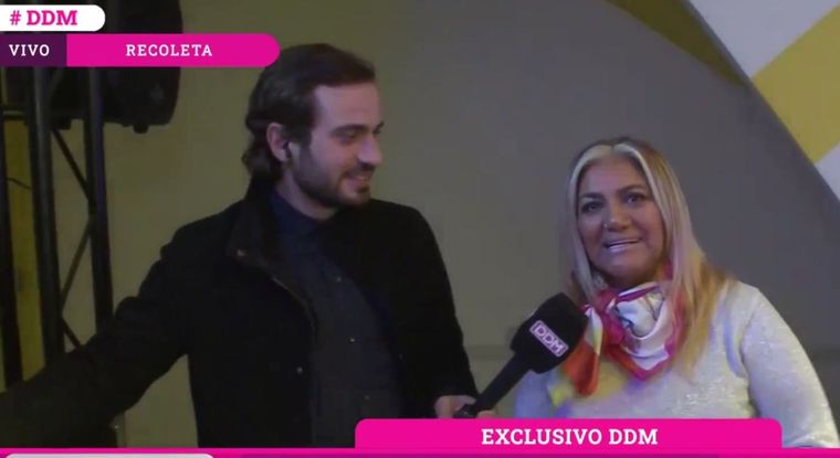 Gladys La Bomba Tucumana inauguró su local de empanadas La cantante expresó toda su emoción Foto: Captura de TV