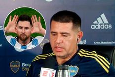Juan Román Riquelme Román se refirió al gesto de Messi contra Van Gaal.