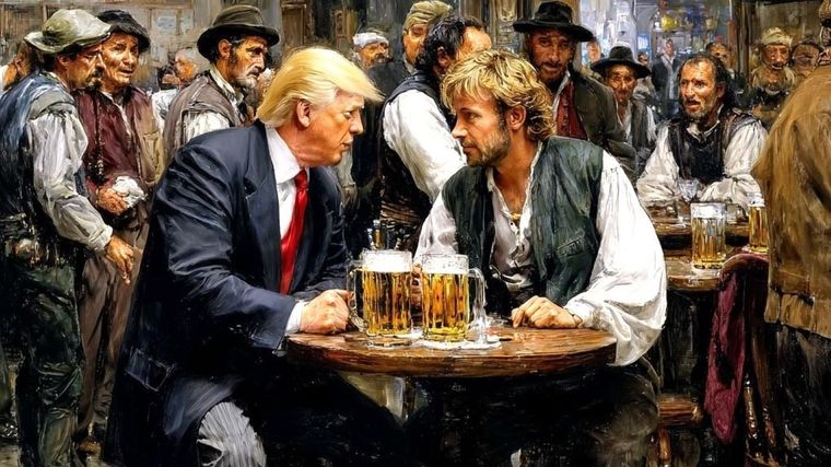 Donald Trump y Lázaro adulto guardan mayores coincidencias existenciales. Foto IA Midjourney Donald Trump y Lázaro adulto guardan mayores coincidencias existenciales. Foto IA Midjourney