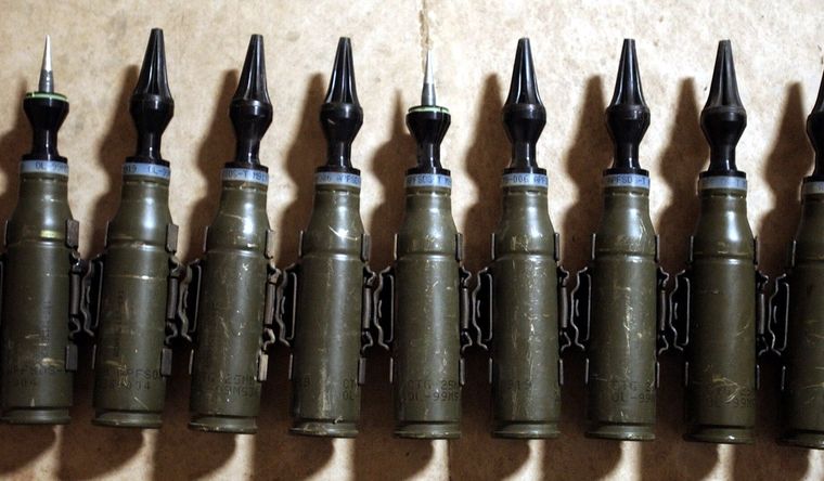 Municiones con uranio empobrecido Municiones con uranio empobrecido. Foto: Sputnik.