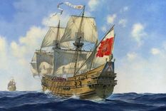 El galeón Nuestra Señora de Las Maravillas se hundió en 1656, cuando chocó con un arrecife cerca de las Bahamas Foto: ALLEN EXPLORATION El galeón Nuestra Señora de Las Maravillas se hundió en 1656, cuando chocó con un arrecife cerca de las Bahamas Foto: ALLEN EXPLORATION