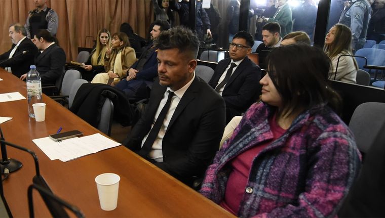 La banda de los Copitos en el banquillo de los acusados Foto: NA