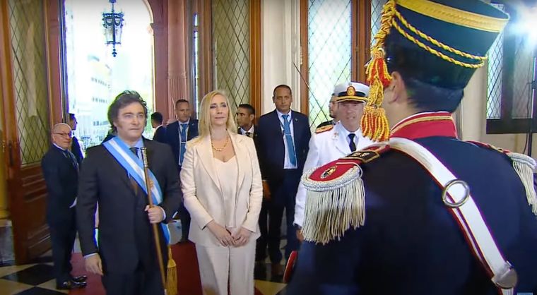 Las repercusiones por el lugar que ocupará Karina Milei en el Gobierno de Milei no tardaron en llegar Foto: Captura TV