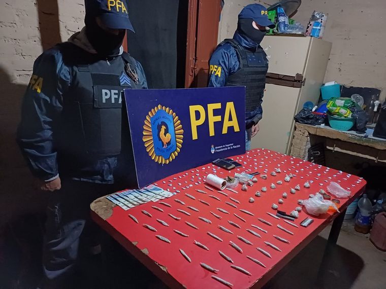 La Policía Federal secuestró cocaína, marihuana y armas Foto: Policía Federal Argentina