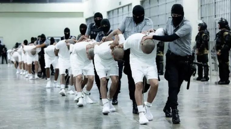 Más de 200 migrantes venezolanos han sido deportados desde EE.UU. a El Salvador, donde permanecerán un año detenidos en el temido Cecot. Foto: GETTY IMAGES