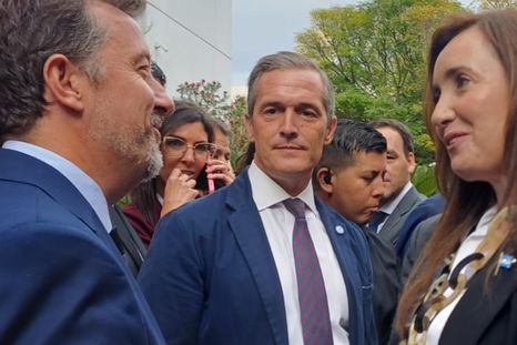 La vicepresidenta Victoria Villarruel en la Coviar. La vicepresidenta Victoria Villarruel en la Coviar.