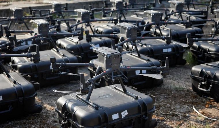 Los drones militares son muy usados por Rusia y por Ucrania. Foto: Efe.