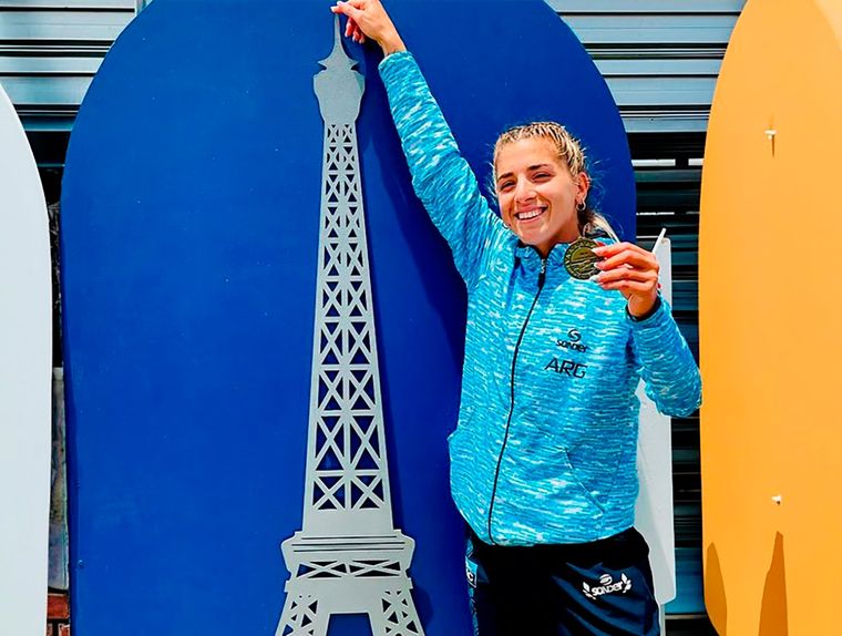 Brenda Rojas clasificó a París 2024, que serán sus terceros Juegos Olímpicos. Foto: @breen_rojass