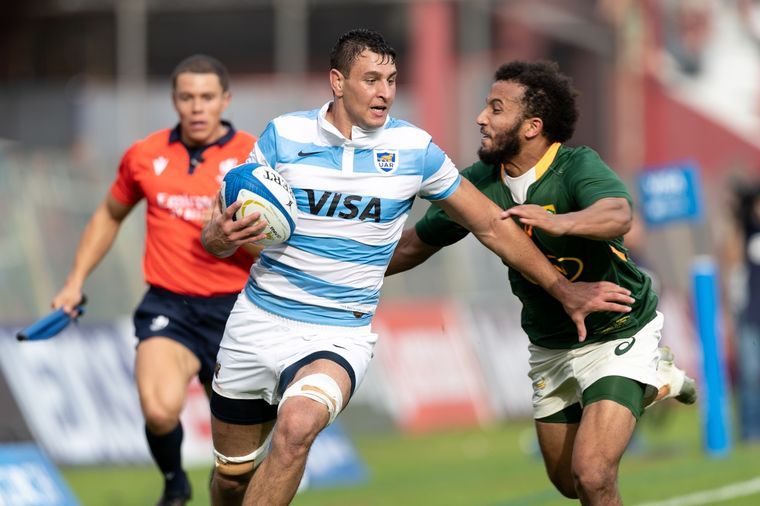 Los Pumas reciben a Sudáfrica en la cancha de Independiente en su último partido como local en el Rugby Championship 2022. Foto: Los Pumas