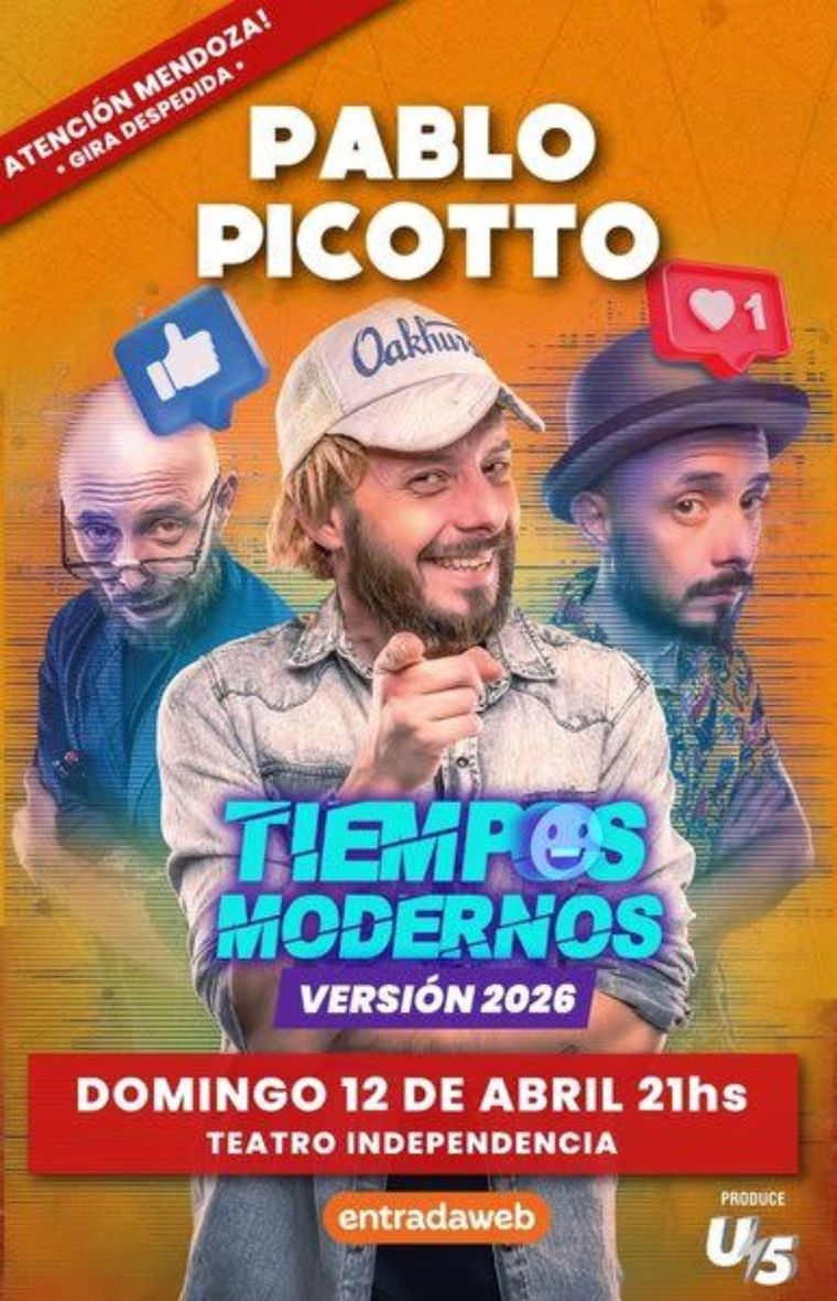 El show de Picotto tendrá funciones en San Rafael y en la Ciudad de Mendoza. El show de Picotto tendrá funciones en San Rafael y en la Ciudad de Mendoza.