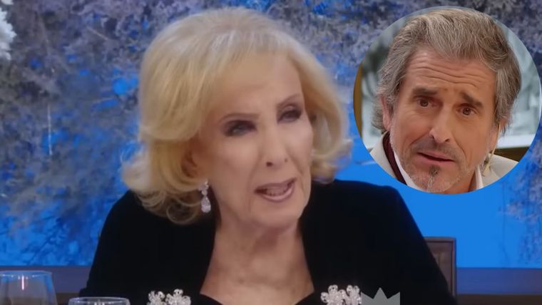 La firme postura de Mirtha Legrand que obligó a reaccionar a Bertie Benegas Lynch en medio de la mesaza. &nbsp;