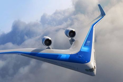 Vuelo exitoso del avión futurista que tendrá asientos en las alas