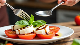 esta es una receta fresca e ideal para el verano: ensalada caprese ¡en solo 6 pasos! esta es una receta fresca e ideal para el verano: ensalada caprese ¡en solo 6 pasos!