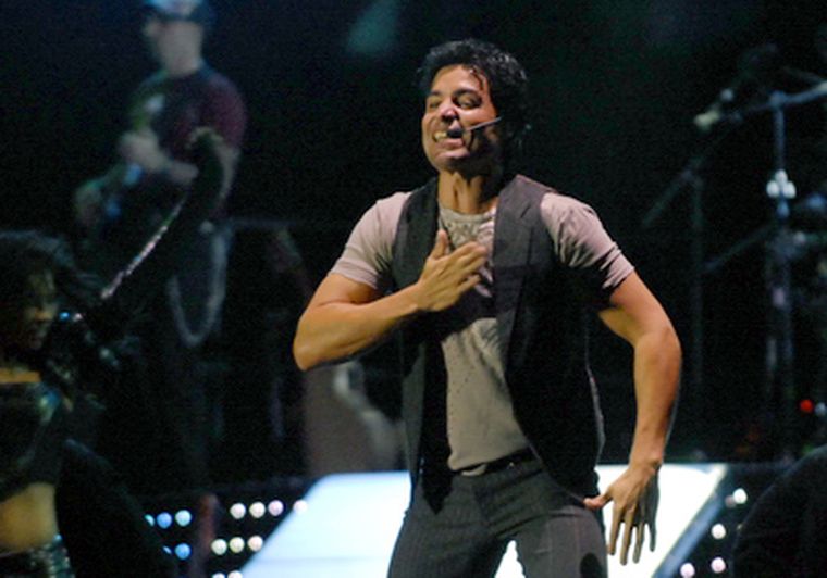 Chayanne en su espectáculo en Mendoza. Foto: MDZ