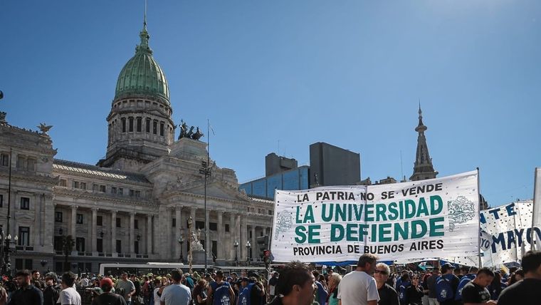El comunicado de Capital Humano se conoció a horas de concretarse una protesta en todo el país ante la preocupación por la falta de presupuesto para las universidades públicas. Foto: X @conadu