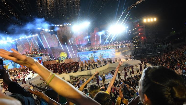 El Acto Central de la Fiesta de la Vendimia del año pasado.
