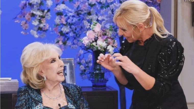 Jimena Monteverde junto a Mirtha Legrand.&nbsp;