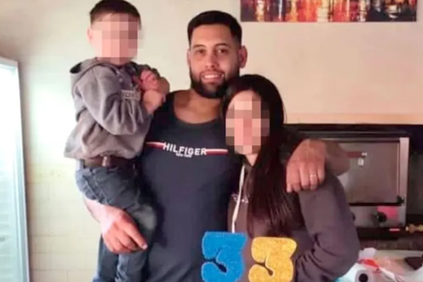 Ariel Mariano Charrutte y su familia Foto: Foto: NA