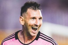 Leo festeja uno de sus goles. Foto: @InterMiamiCF