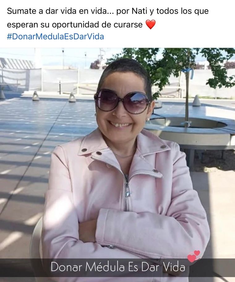 Natalia Pérez ha encabezado una campaña para promover la donación de médula
