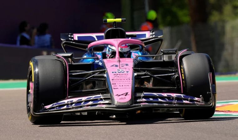 Colapinto hace su reestreno en la F1 en el GP de Imola. Foto: NA