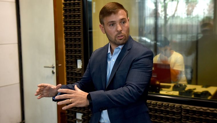 Jerónimo Shantal, director de Minería de Mendoza. Jerónimo Shantal, director de Minería de Mendoza.