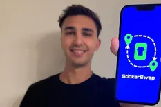 Nuevo tinder para intercambiar figuritas del Mundial. Foto: mardelplataweb Nuevo tinder para intercambiar figuritas del Mundial. Foto: mardelplataweb
