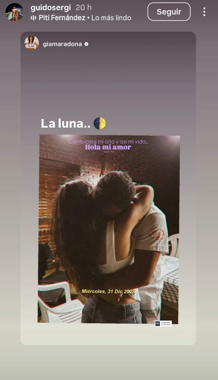 Gianina y Guido. Cr&eacute;ditos: Instagram