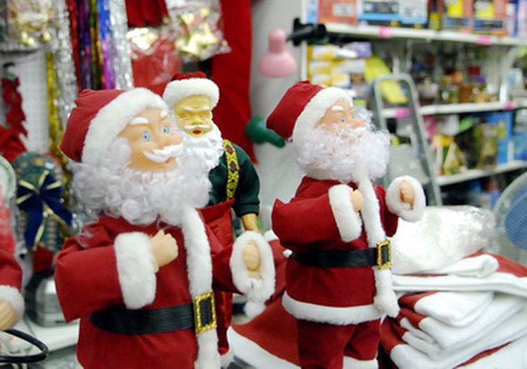 Papá Noel será más austero este año. Foto: Marcelo Ruiz / MDZ