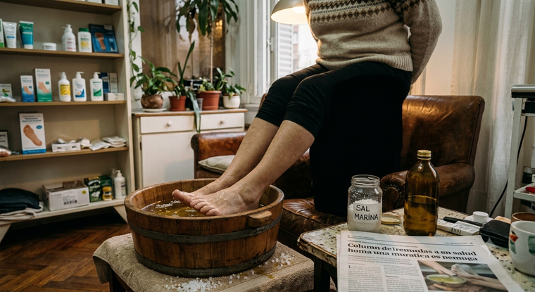 Relajación para los pies.&nbsp;