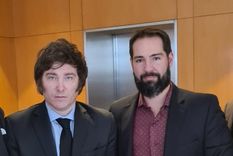 El concejal por San Rafael, Martín Antolín junto a Javier Milei. Foto: X:@MartinAntolin1 El concejal por San Rafael, Martín Antolín junto a Javier Milei. Foto: X:@MartinAntolin1