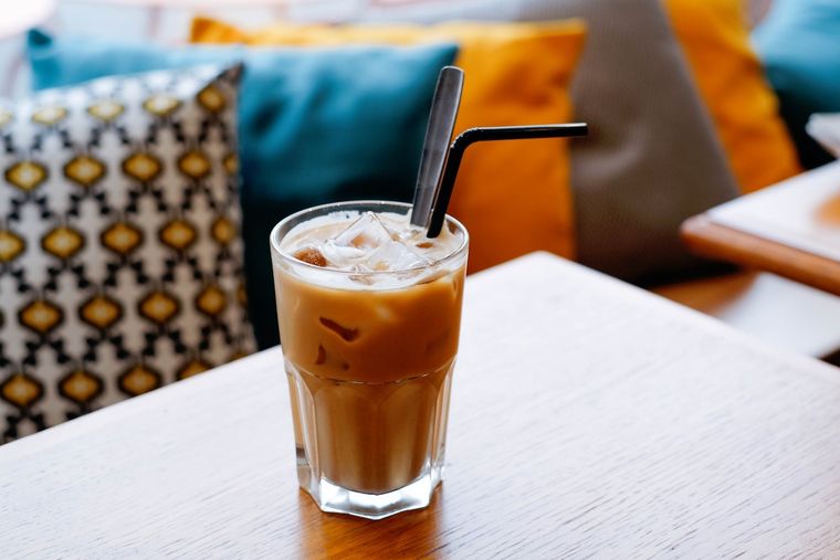 Cafe helado.