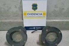 infraganti: lo agarraron robando lamparas y termino detenido en ciudad