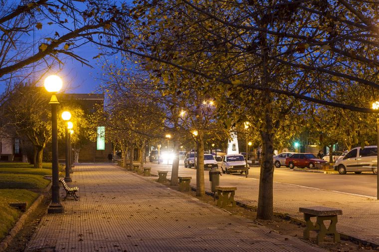 Plaza principal de Salliqueló Foto: Municipalidad de Salliqueló