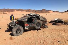 al qassimi, protagonista de un tremendo accidente en la especial al qassimi, protagonista de un tremendo accidente en la especial