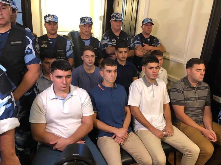 Los acusados, hoy por primera vez muestran sus rostros ante las cámaras. Foto: Somos Dolores Tv