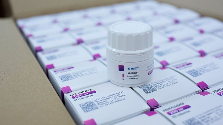 Avifavir, medicamento contra el Covid. Foto: Andrey Rudakov / Sputnik